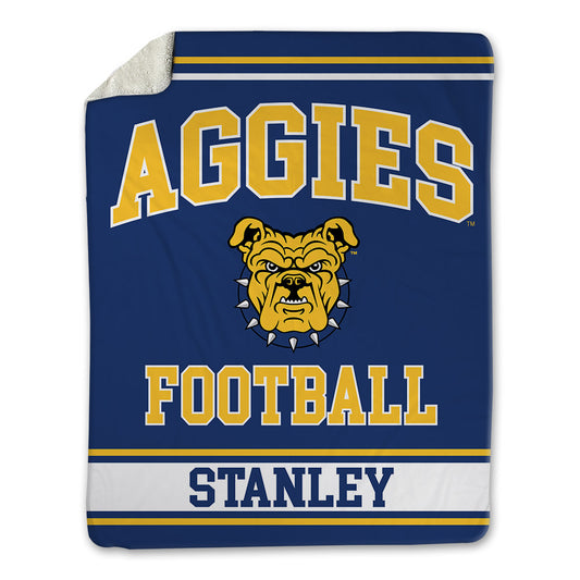 North Carolina A&T - NCAA Football : Cadricus Stanley - Blanket-0