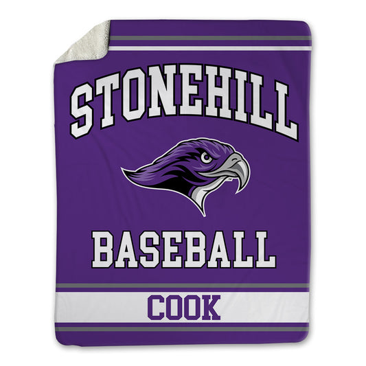 Stonehill - NCAA Baseball : Alex Cook - Blanket-0