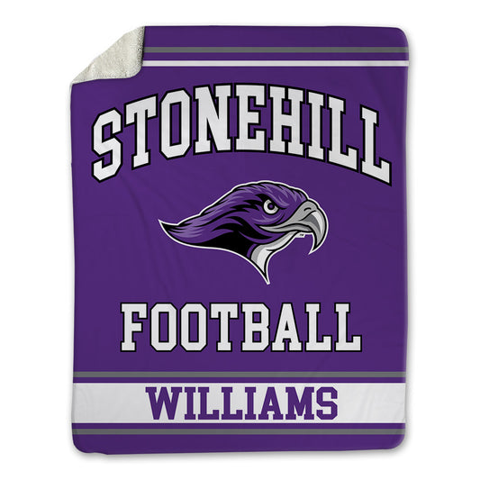 Stonehill - NCAA Football : Jahnez Williams - Blanket-0