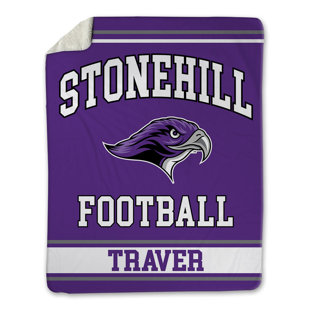 Stonehill - NCAA Football : Ashtin Traver - Blanket-0
