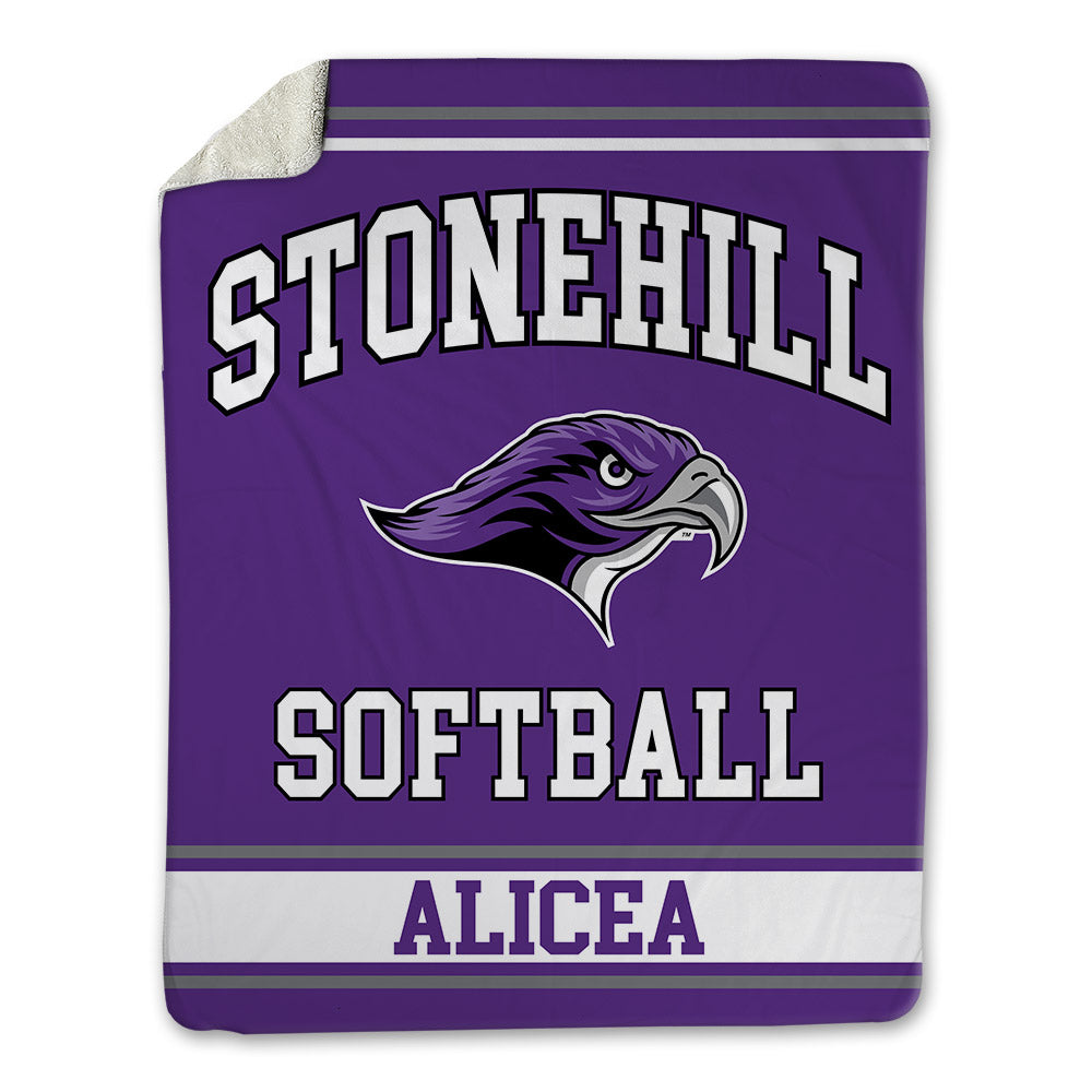 Stonehill - NCAA Softball : Juliana Alicea - Blanket-0