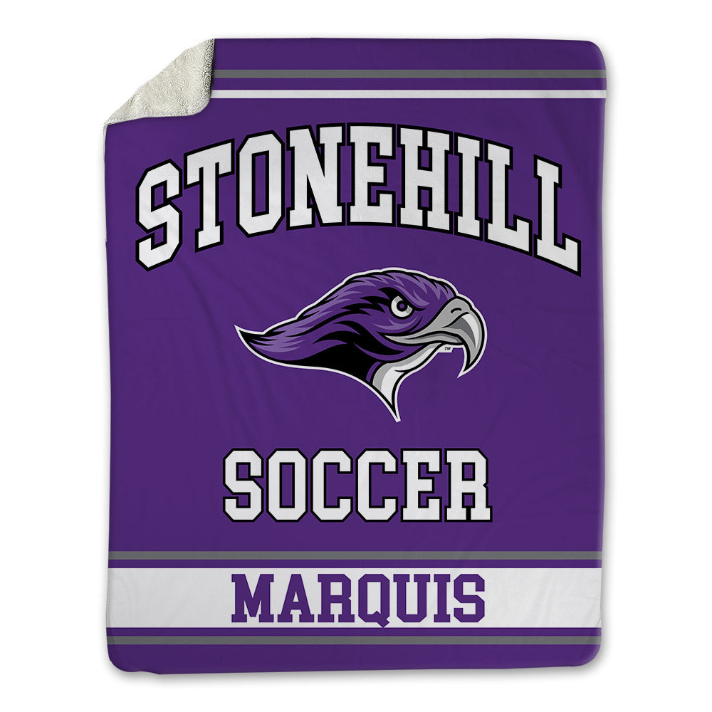 Stonehill - NCAA Men's Soccer : Ethan Marquis - Blanket-0