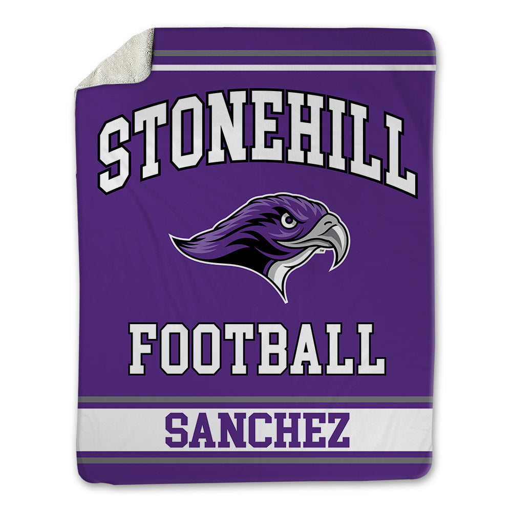 Stonehill - NCAA Football : Andrew Sanchez - Blanket-0