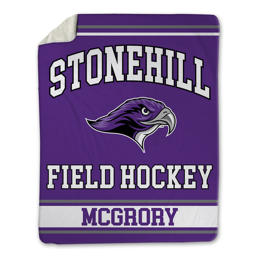 Stonehill - NCAA Women's Field Hockey : Emma McGrory - Blanket-0