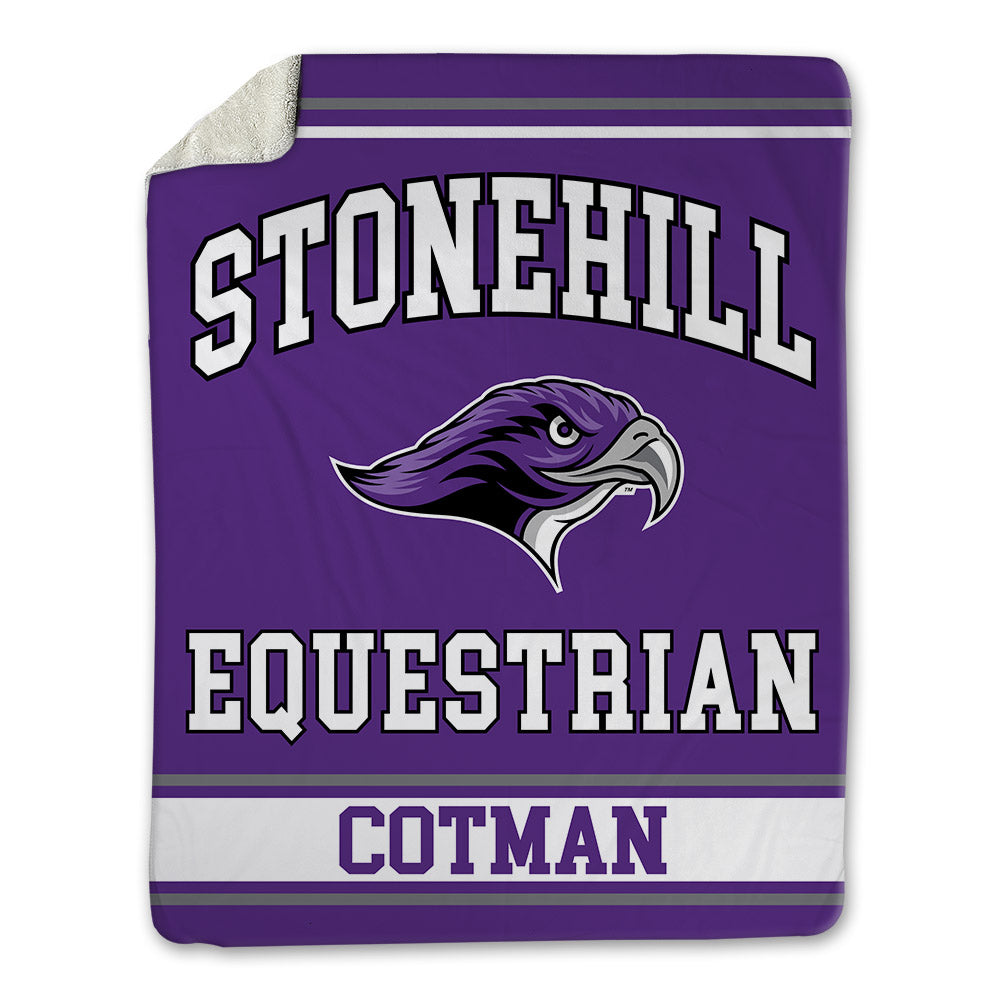 Stonehill - NCAA Equestrian : Cora Cotman - Blanket-0
