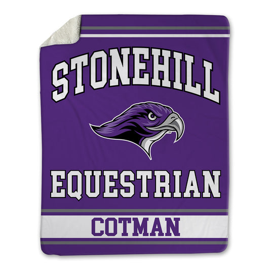 Stonehill - NCAA Equestrian : Cora Cotman - Blanket-0