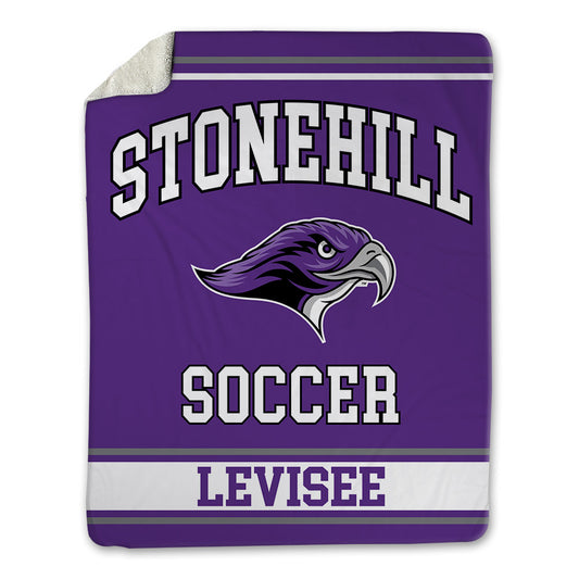 Stonehill - NCAA Men's Soccer : Tucker Levisee - Blanket-0