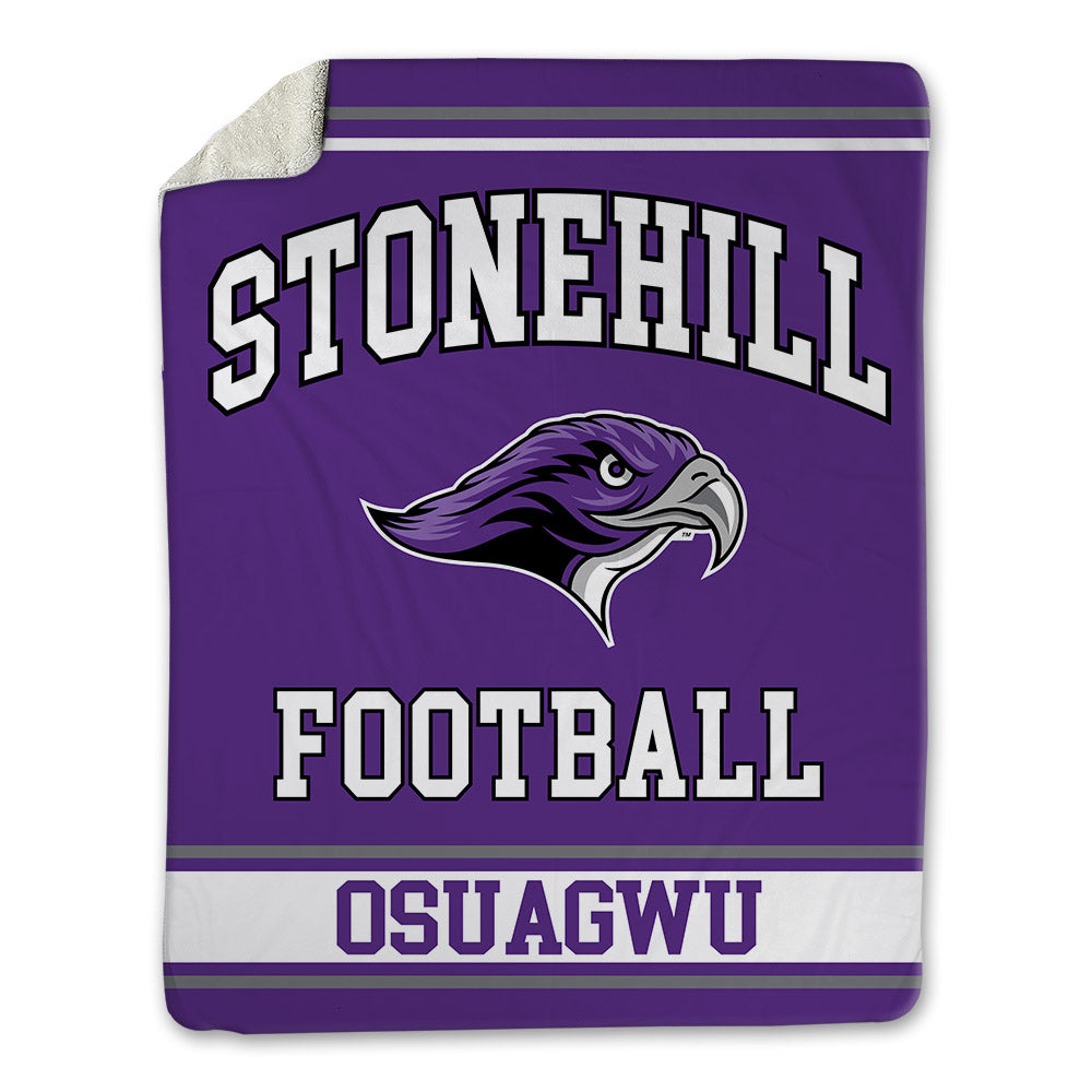 Stonehill - NCAA Football : Joshua Osuagwu - Blanket-0