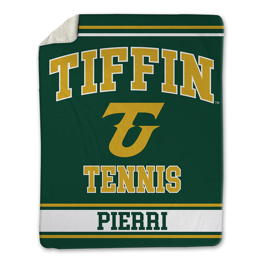 Tiffin - NCAA Men's Tennis : Mason Pierri - Blanket-0