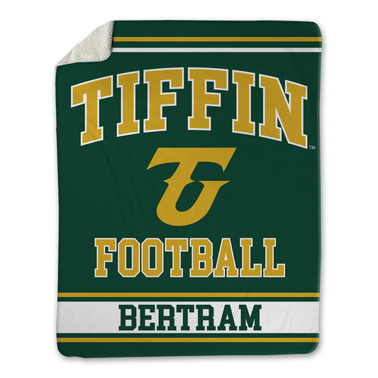Tiffin - NCAA Football : Frank bertram - Blanket-0