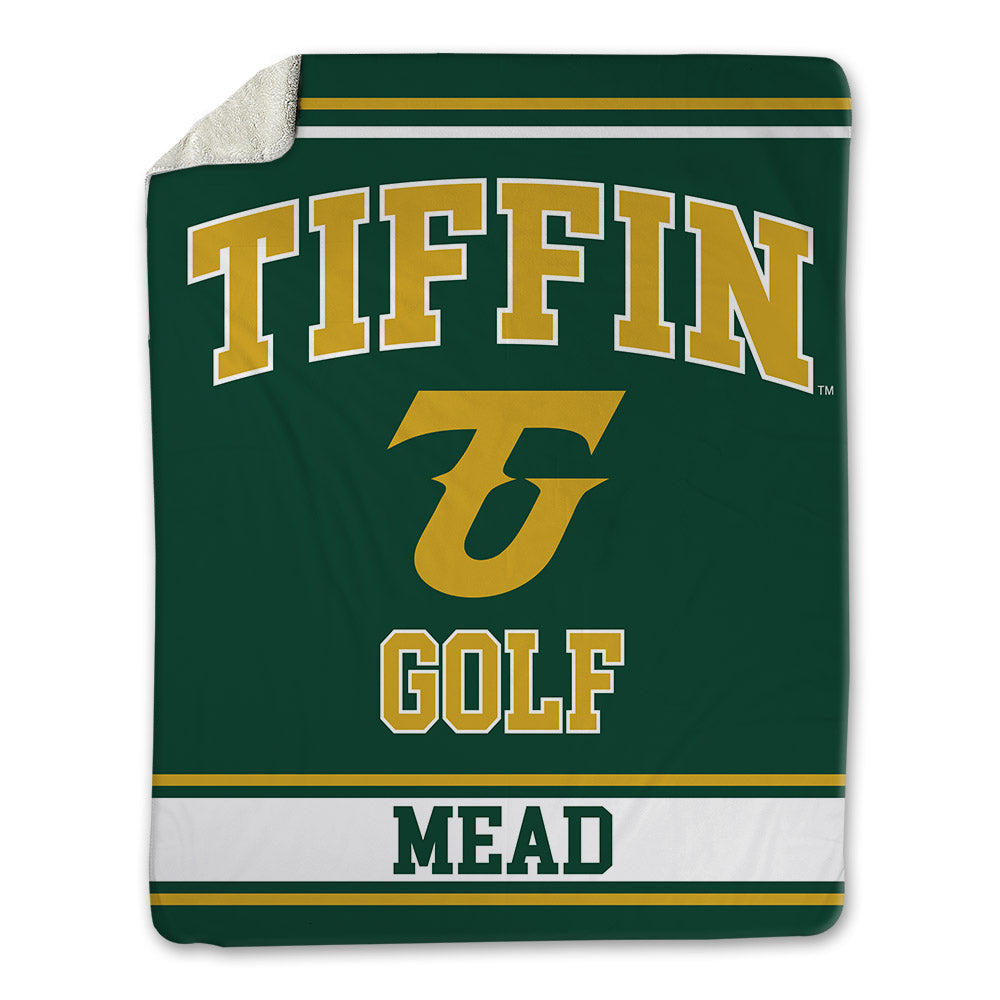 Tiffin - NCAA Men's Golf : Ryan Mead - Blanket-0