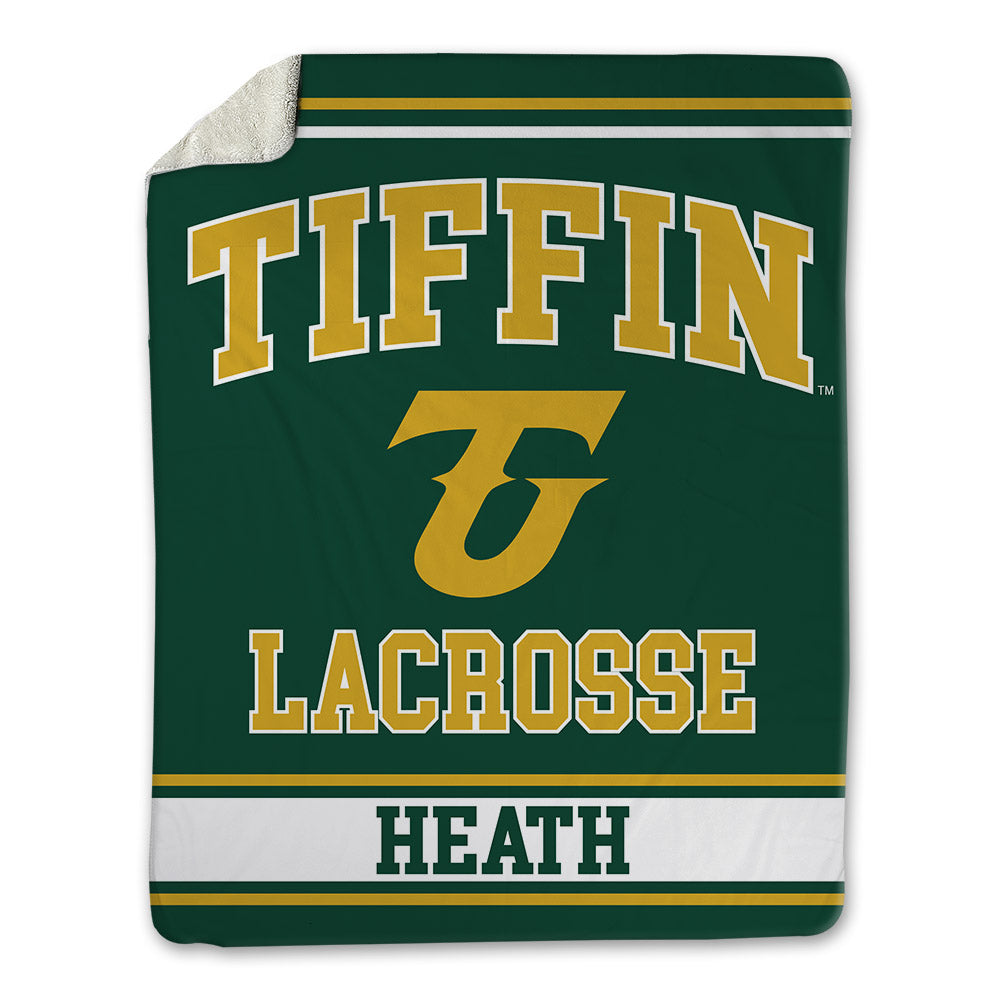 Tiffin - NCAA Men's Lacrosse : Andrew Heath - Blanket-0