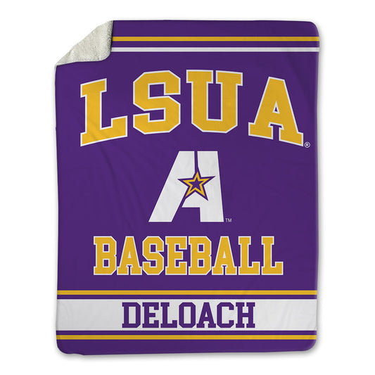 LSUA - NCAA Baseball : Logan Deloach - Blanket-0