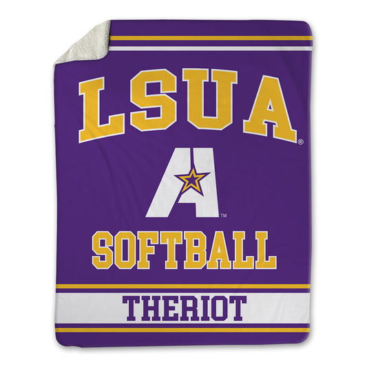 LSUA - NCAA Softball : Rylie Jeau Theriot - Blanket-0