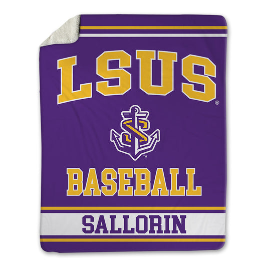 LSUS - NCAA Baseball : Jose Sallorin - Blanket-0