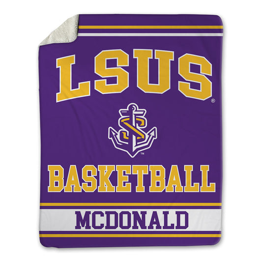 LSUS - NCAA Men's Basketball : Emareyon Mcdonald - Blanket-0