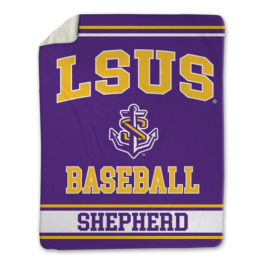 LSUS - NCAA Baseball : Calvin Shepherd - Blanket-0