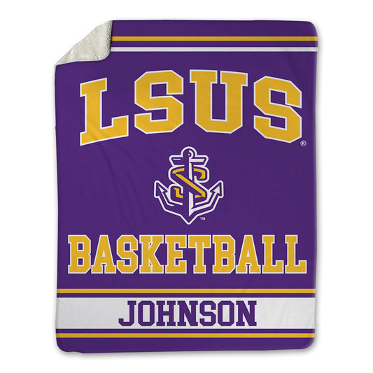 LSUS - NCAA Men's Basketball : Trey Johnson - Blanket-0