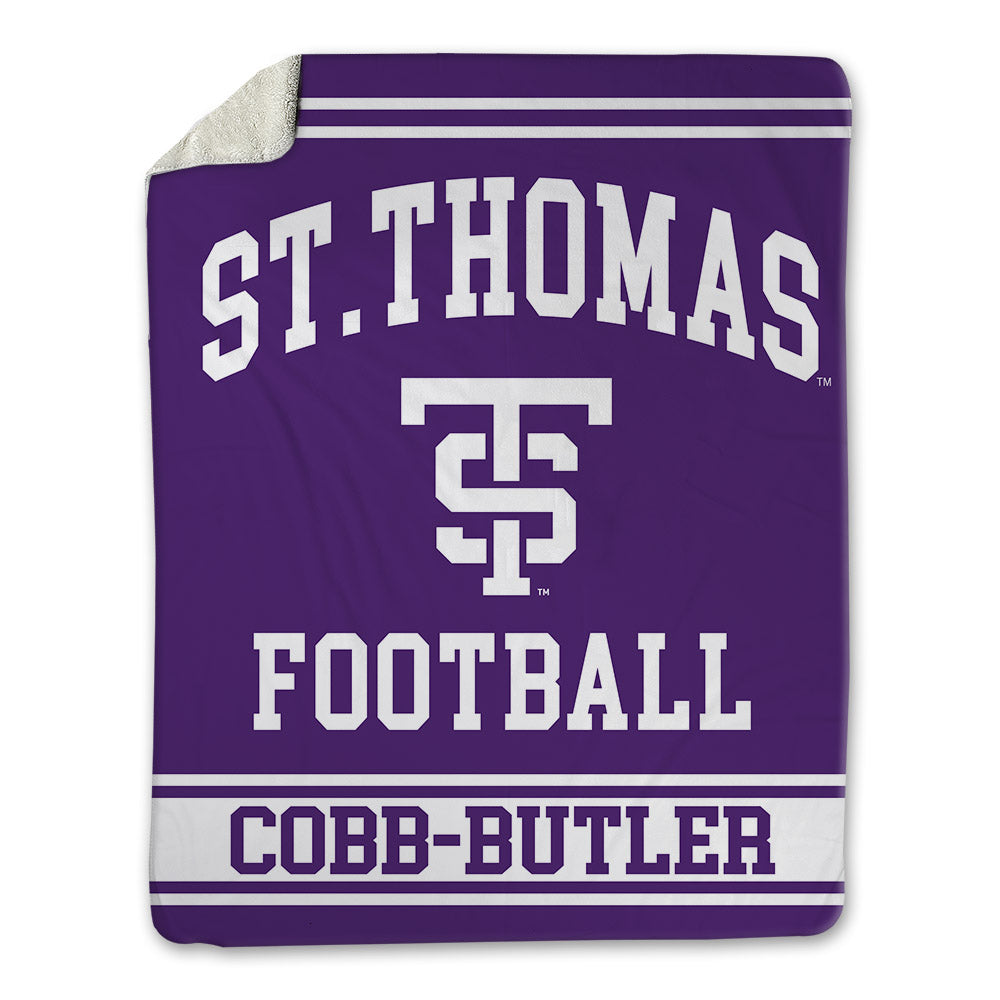 UST - NCAA Football : Quentin Cobb-Butler - Blanket-0