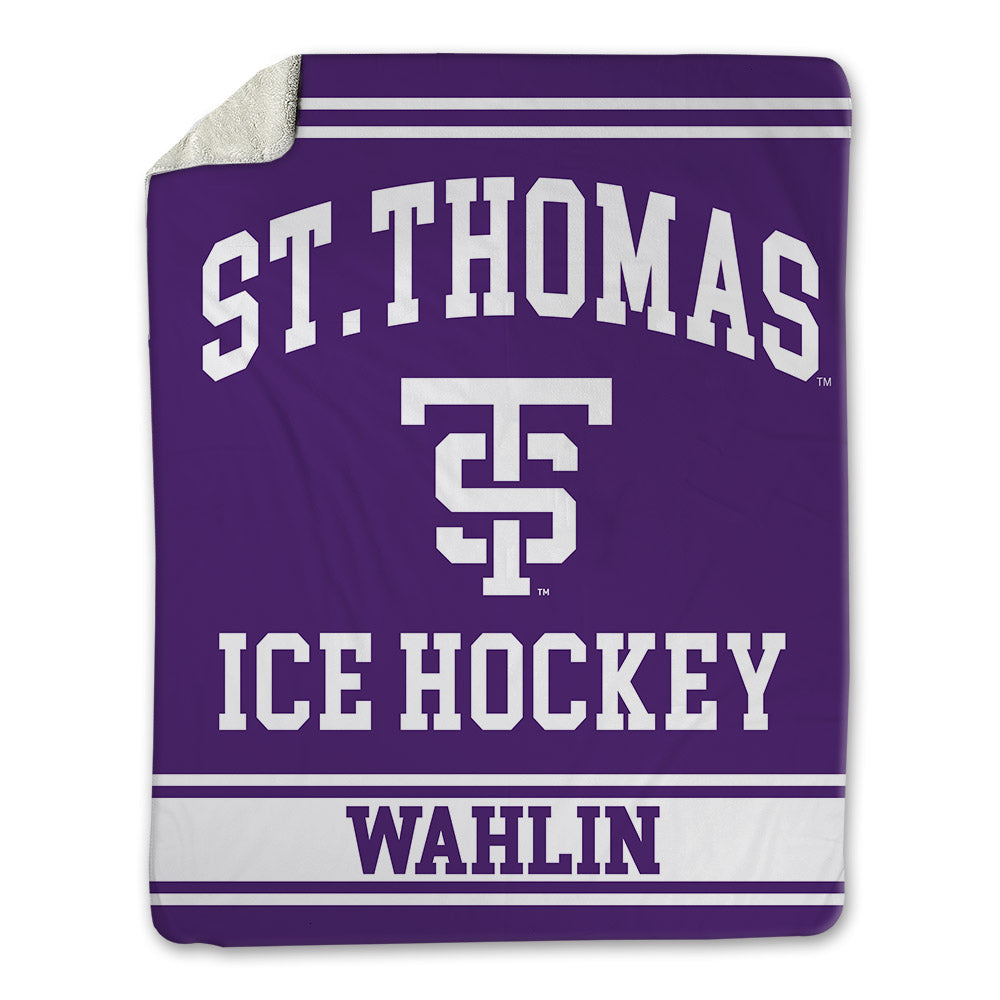UST - NCAA Men's Ice Hockey : Lucas Wahlin - Blanket-0
