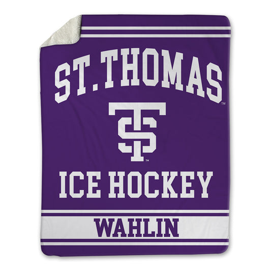 UST - NCAA Men's Ice Hockey : Lucas Wahlin - Blanket-0