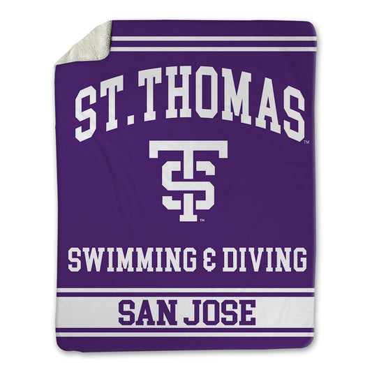 UST - NCAA Men's Swimming & Diving : Miguel San Jose - Blanket-0