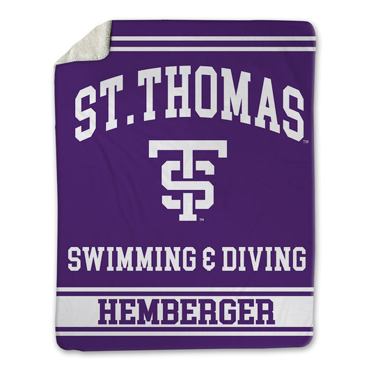 UST - NCAA Men's Swimming & Diving : Joe Hemberger - Blanket-0