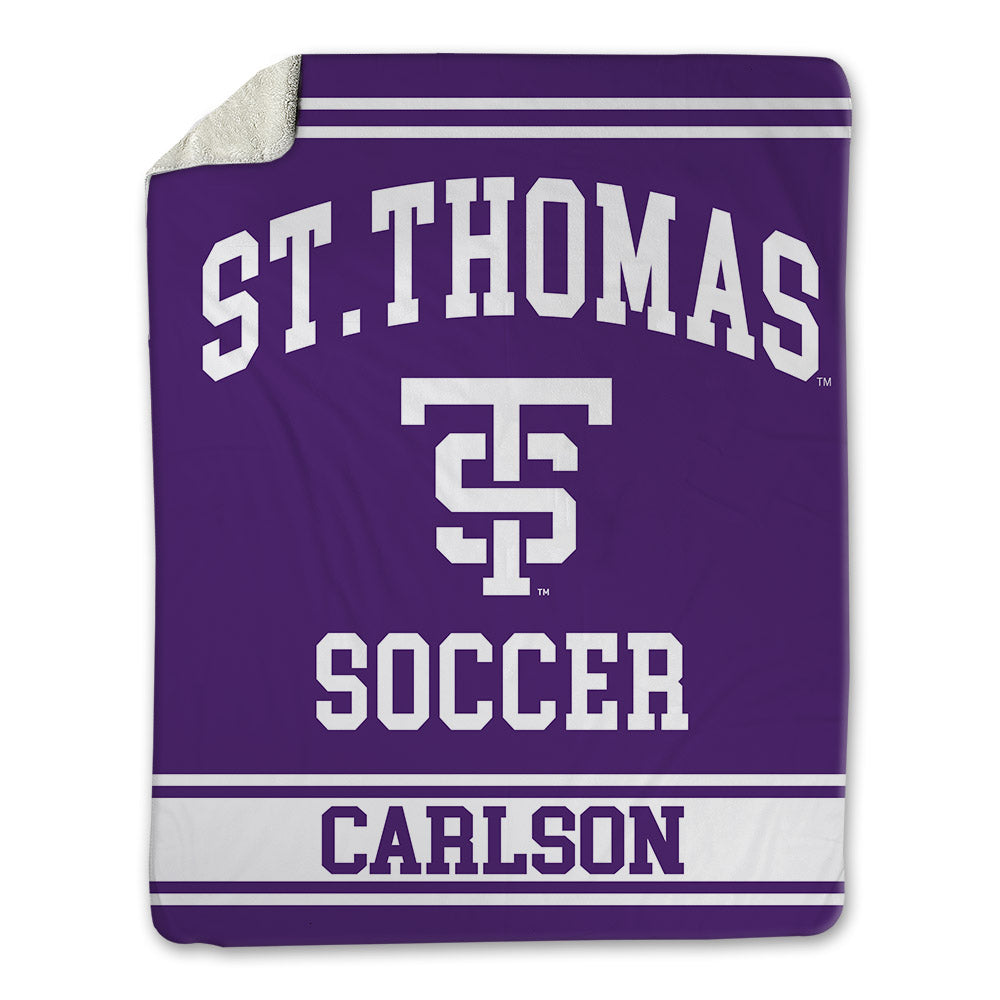UST - NCAA Women's Soccer : Juliet Carlson - Blanket-0