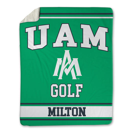 UAM - NCAA Men's Golf : Landon Milton - Blanket-0