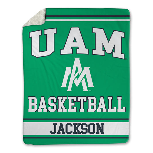 UAM - NCAA Men's Basketball : Isaac Jackson - Blanket-0