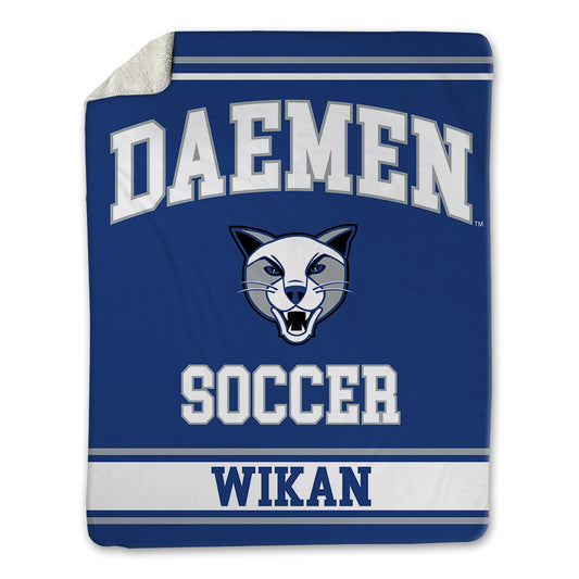 Daemen - NCAA Men's Soccer : Thomas Wikan - Blanket-0