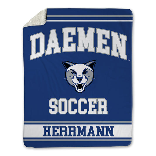 Daemen - NCAA Men's Soccer : Keegan Herrmann - Blanket-0