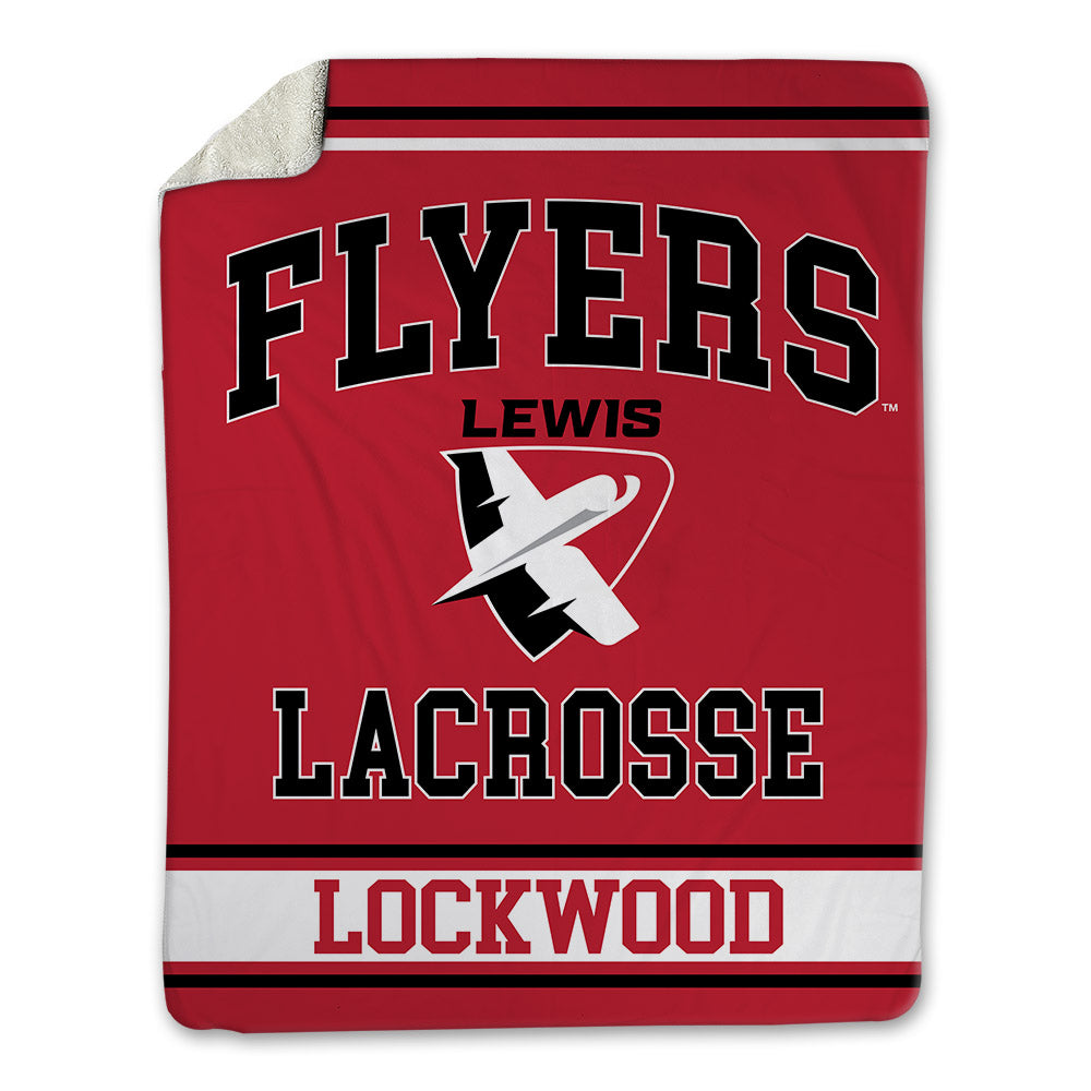Lewis - NCAA Men's Lacrosse : Landon Lockwood - Blanket-0