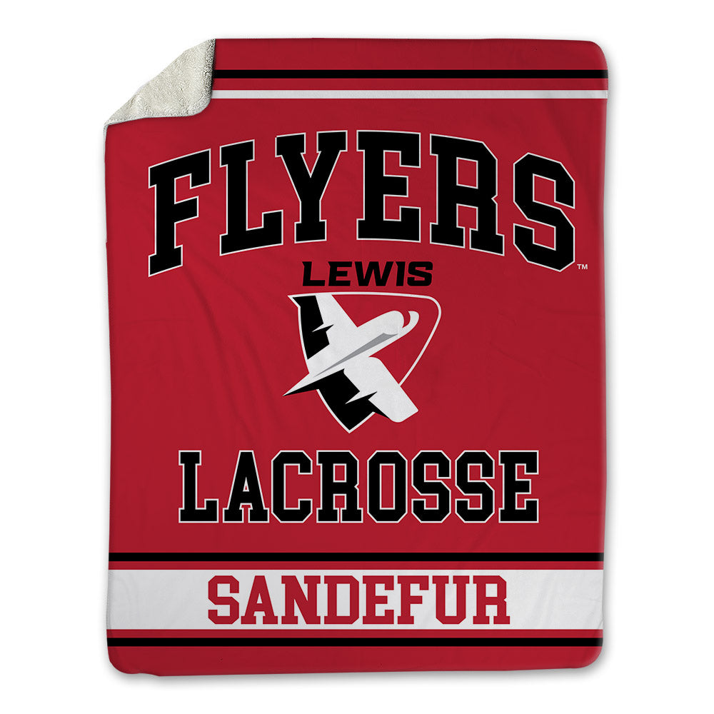 Lewis - NCAA Women's Lacrosse : Samantha Sandefur - Blanket-0