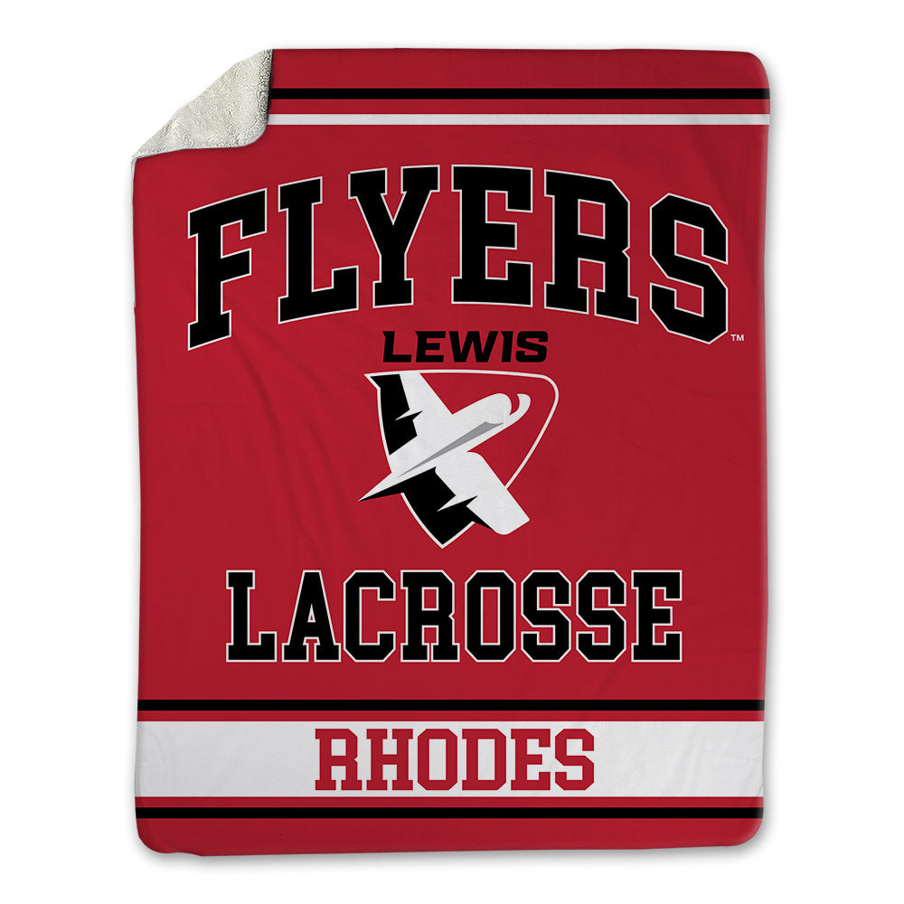 Lewis - NCAA Men's Lacrosse : Hawk Rhodes - Blanket-0