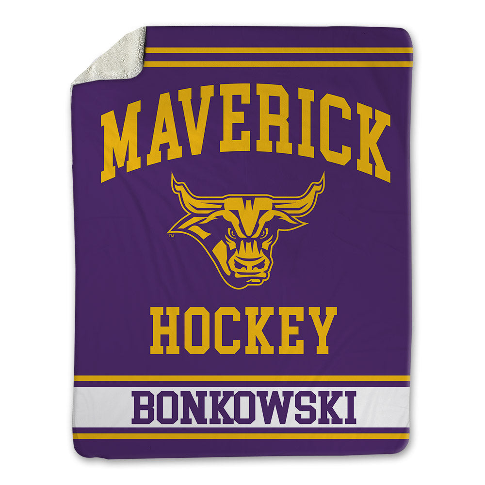 Minn. St. - NCAA Men's Ice Hockey : Rylan Bonkowski - Blanket-0