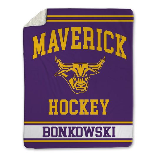 Minn. St. - NCAA Men's Ice Hockey : Rylan Bonkowski - Blanket-0