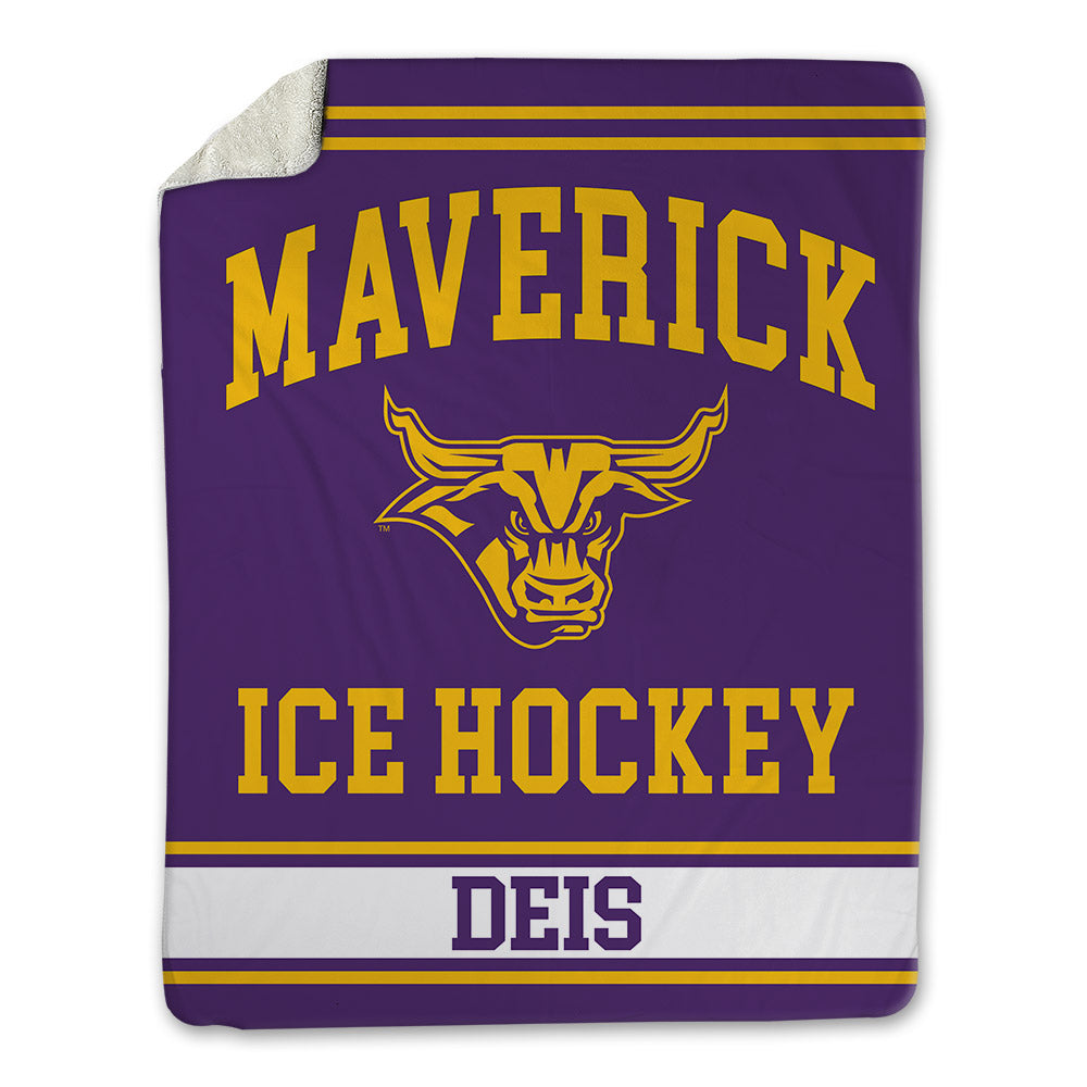 Minn. St. - NCAA Women's Ice Hockey : Lila Deis - Blanket-0