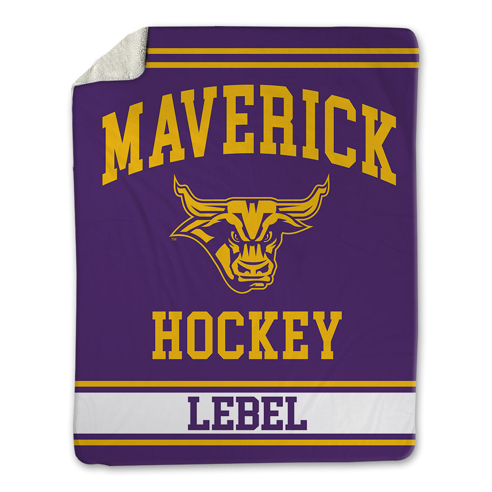 Minn. St. - NCAA Men's Ice Hockey : Mason LeBel - Blanket-0