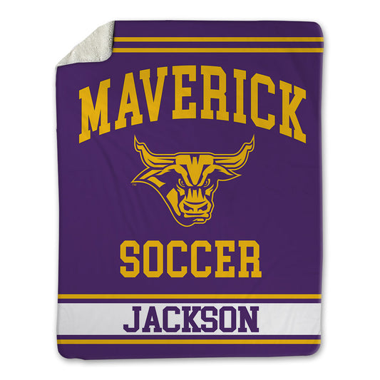 MNSU - NCAA Women's Soccer : Jade Jackson - Blanket-0