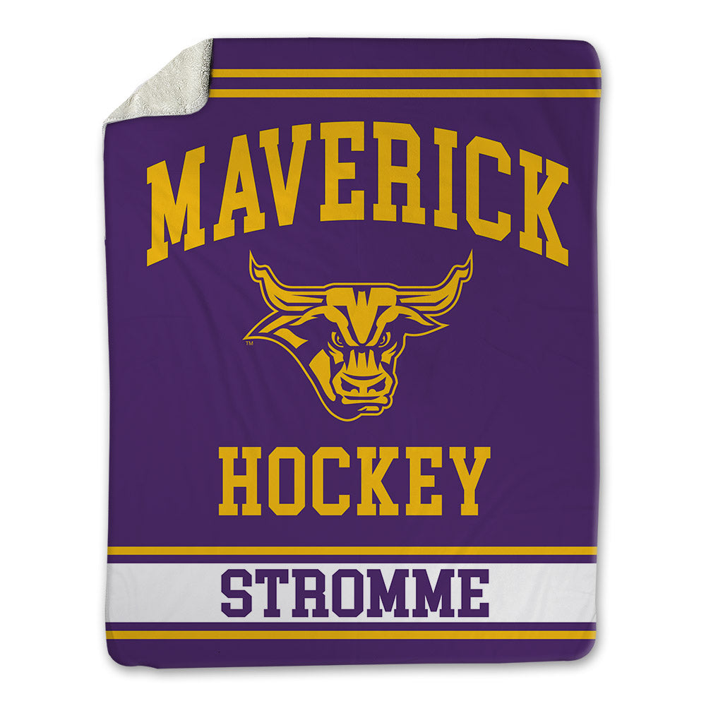 Minn. St. - NCAA Women's Ice Hockey : Anika Stromme - Blanket-0