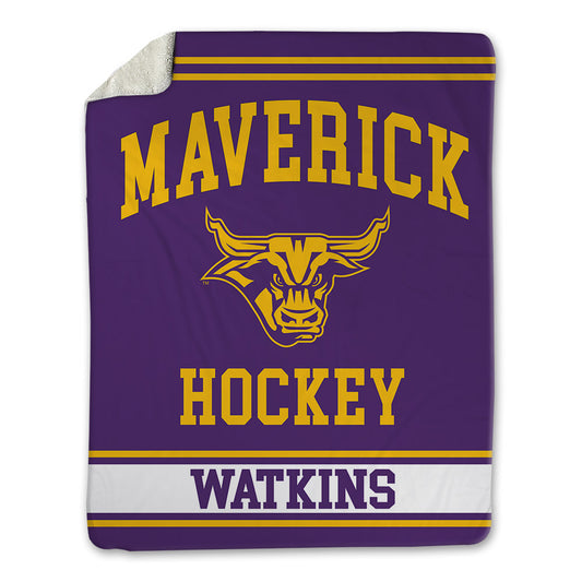 Minn. St. - NCAA Men's Ice Hockey : Liam Watkins - Blanket-0