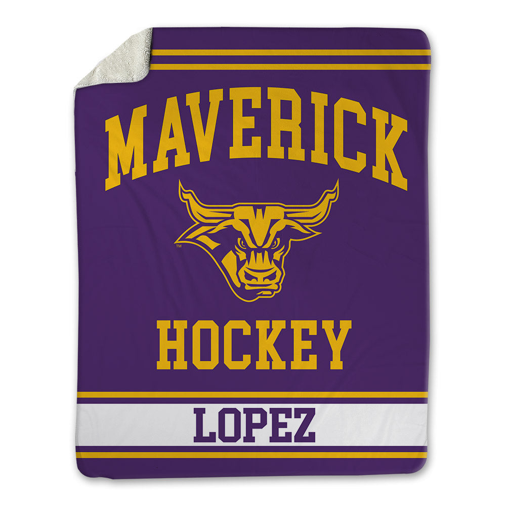 Minn. St. - NCAA Women's Ice Hockey : Zoe Lopez - Blanket-0