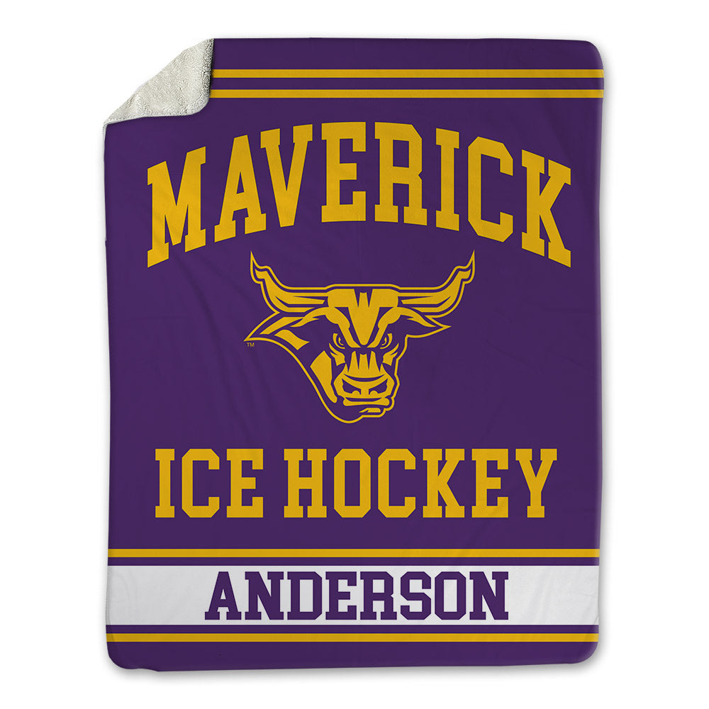 Minn. St. - NCAA Women's Ice Hockey : Tori Anderson - Blanket-0