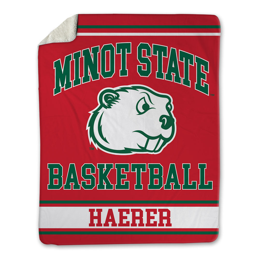 Minot State - NCAA Men's Basketball : Carson Haerer - Blanket-0