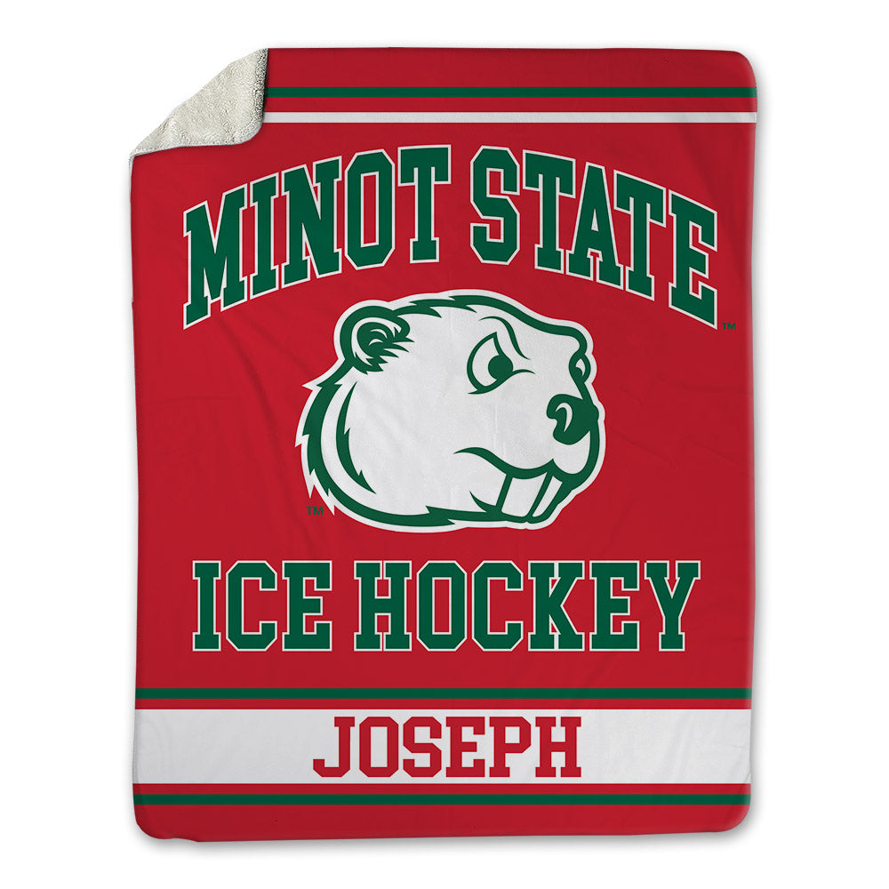 Minot State - NCAA Men's Ice Hockey : Colby Joseph - Blanket-0
