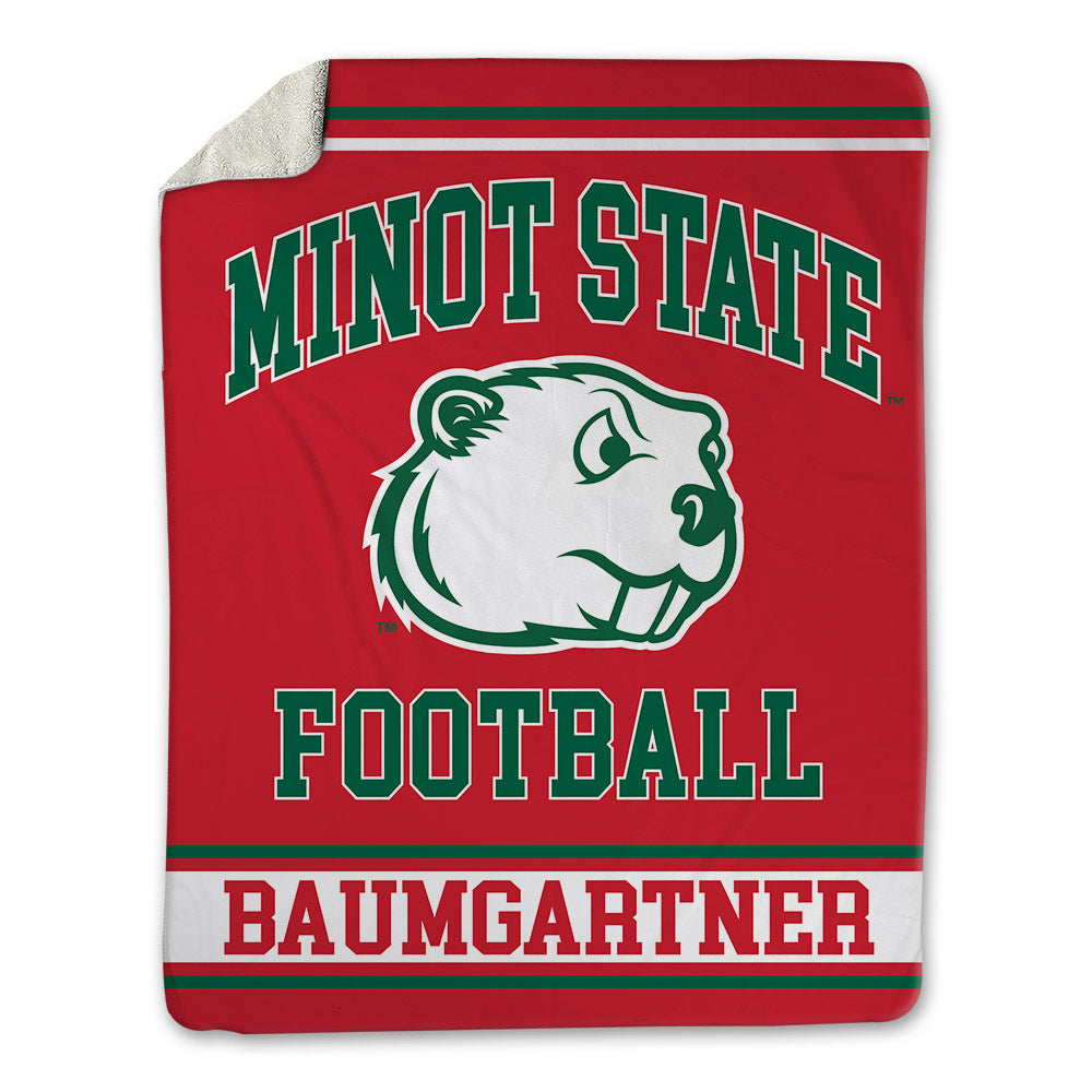 Minot State - NCAA Football : Landon Baumgartner - Blanket-0