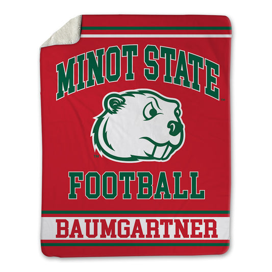 Minot State - NCAA Football : Landon Baumgartner - Blanket-0