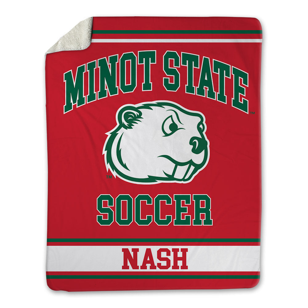 Minot State - NCAA Women's Soccer : Giselle Nash - Blanket-0