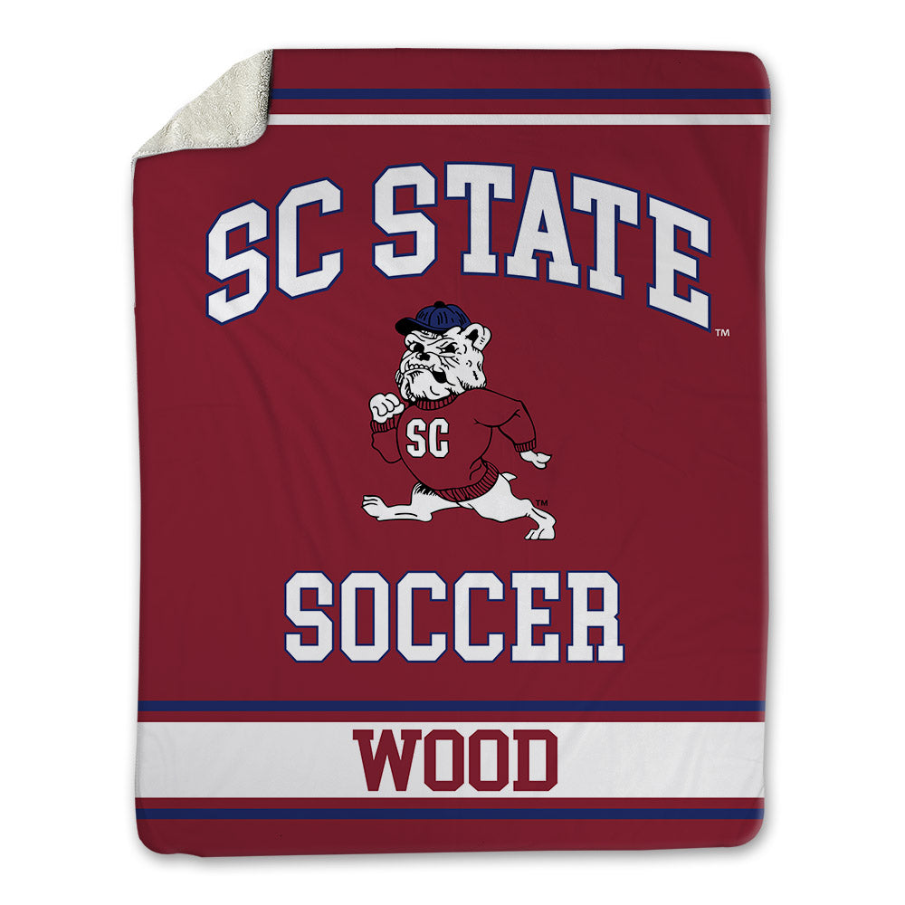 SCSU - NCAA Women's Soccer : Jenai Wood - Blanket-0
